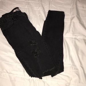Black skinny jeans
